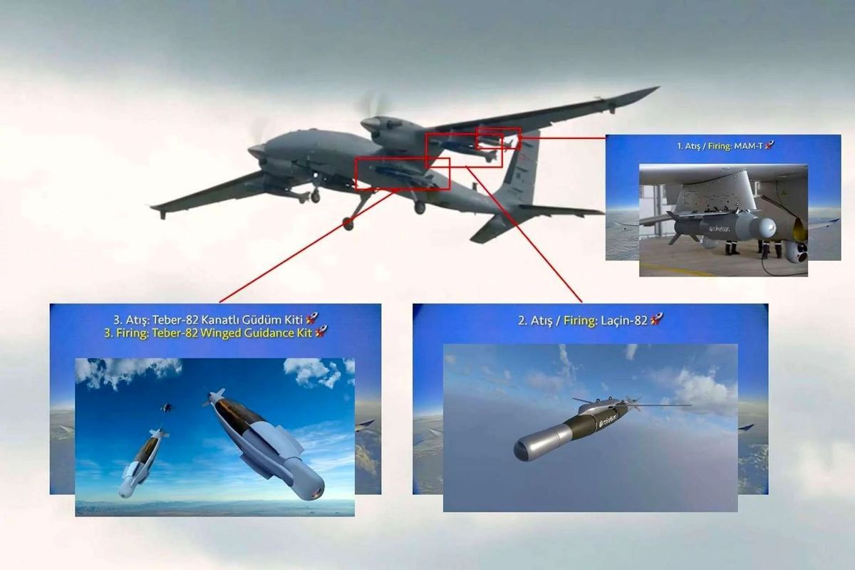 Серія боєприпасів для БпЛА Bayraktar AKINCI