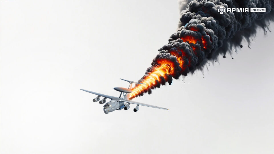 До ураженого авіазаводу додався ушкоджений літак А-50 — Генштаб ЗСУ  