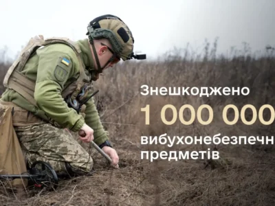 Розмінування на мільйон: Сили оборони знешкодили 1 061 541 вибухонебезпечний предмет  