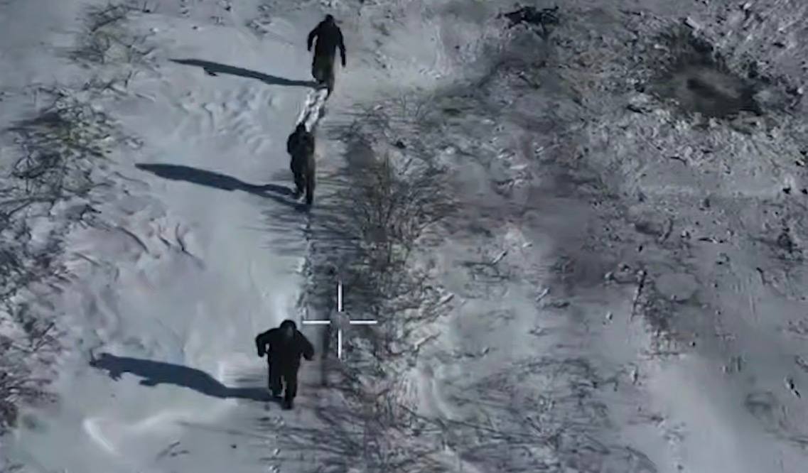 Дрон з гучномовцем узяв у полон росіян на Південно-Слобожанському напрямку