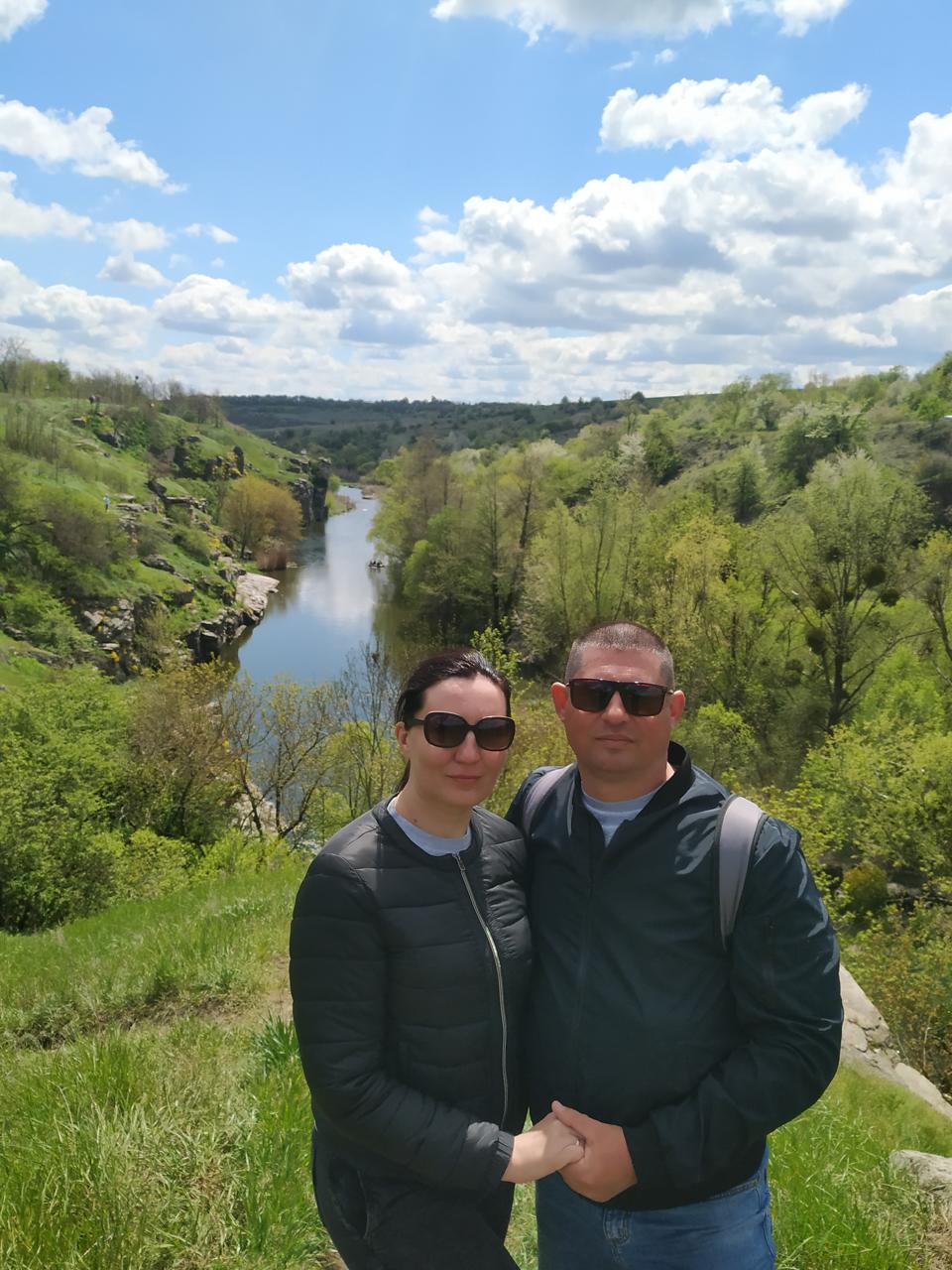 Євген Остопарченко з дружиною