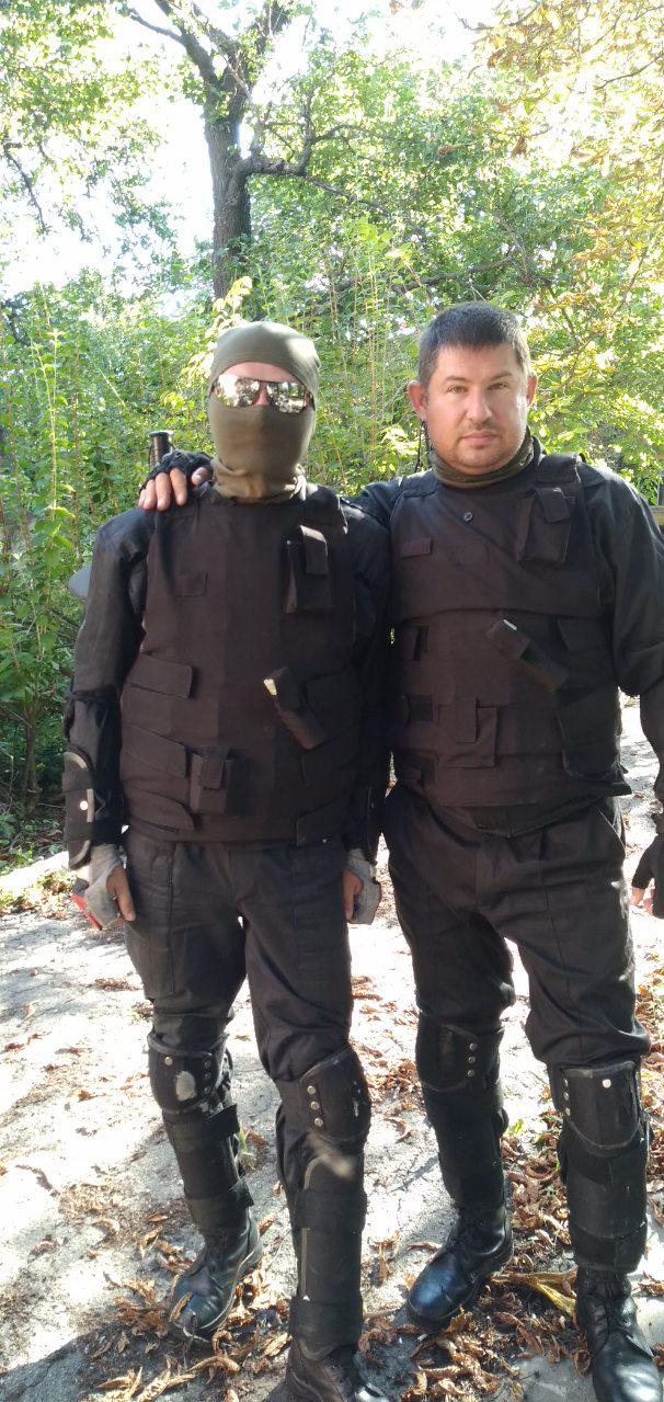 Євген Остопарченко з побратимом