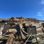 Пошкоджена будівля