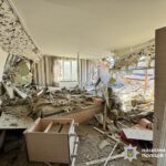 Пошкоджена будівля