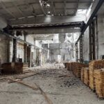 Пошкоджена будівля
