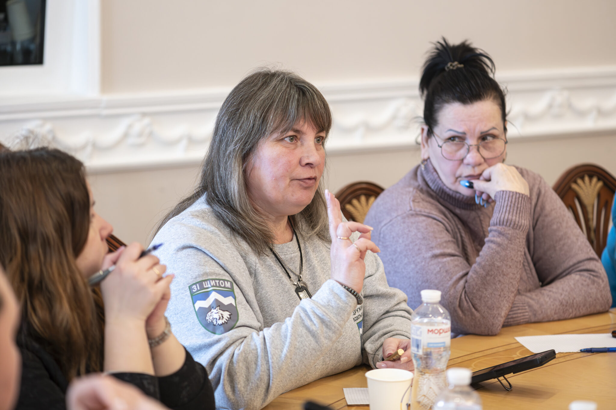 Члени родин зниклих безвісти на зустрічі з представниками Міноборони, Коордштабу, Нацполіції