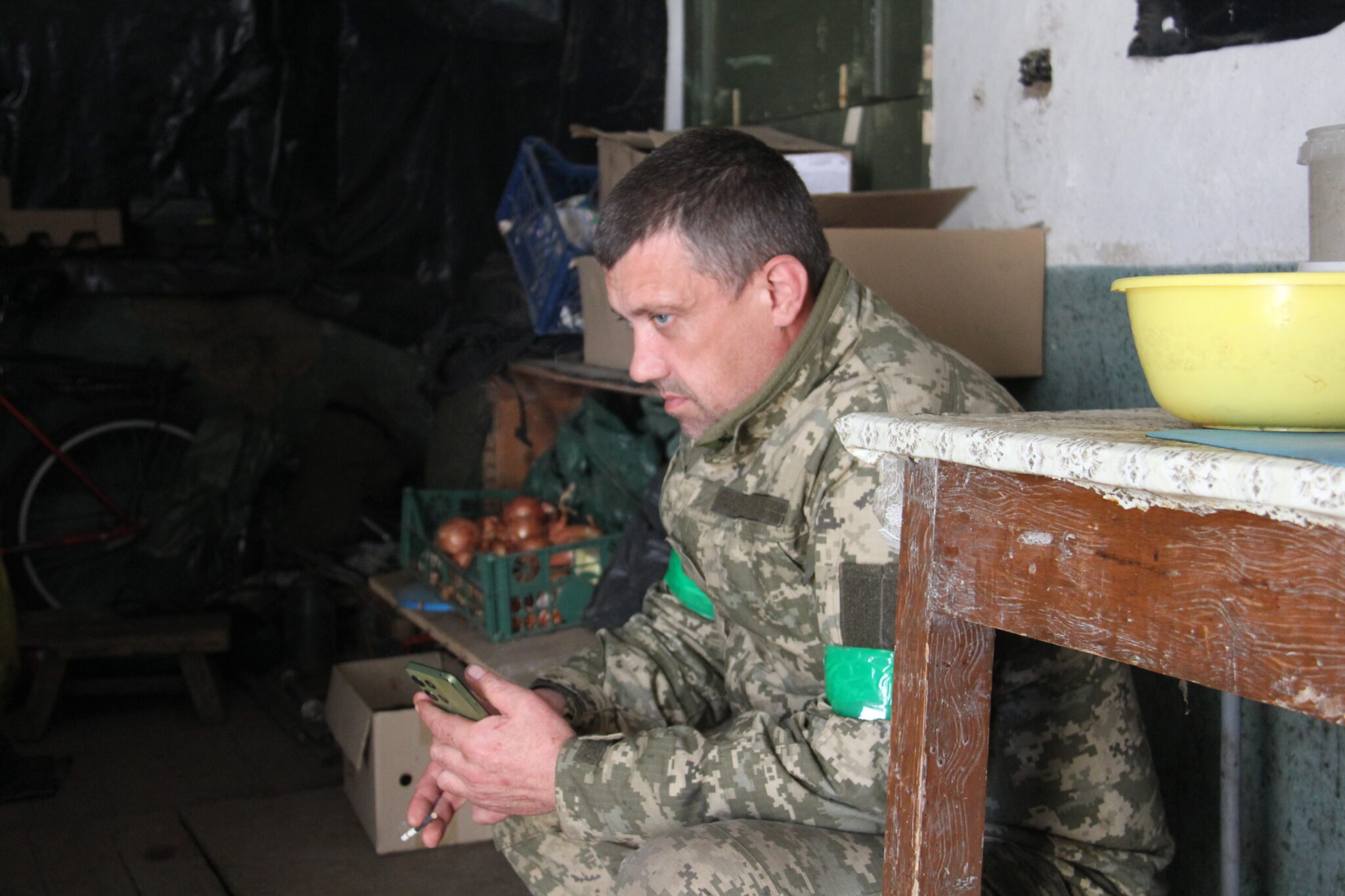 Український військовослужбовець Сергій