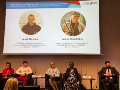 У Женеві представили український досвід залучення жінок до гуманітарного розмінування  