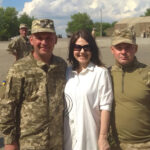 Анжеліка Рудницька на виступі для українських військових