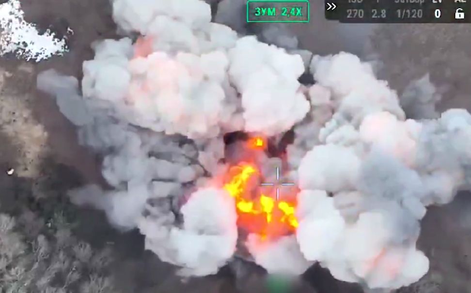 Вибух від детонації протитанкових мін на Бєлгородщині