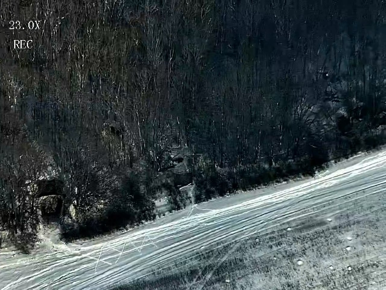 Зображення з розвідувального БПЛА