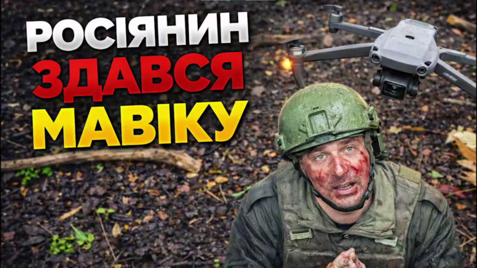 Дрон загнав у полон: окупант довго намагався втекти, але марно  