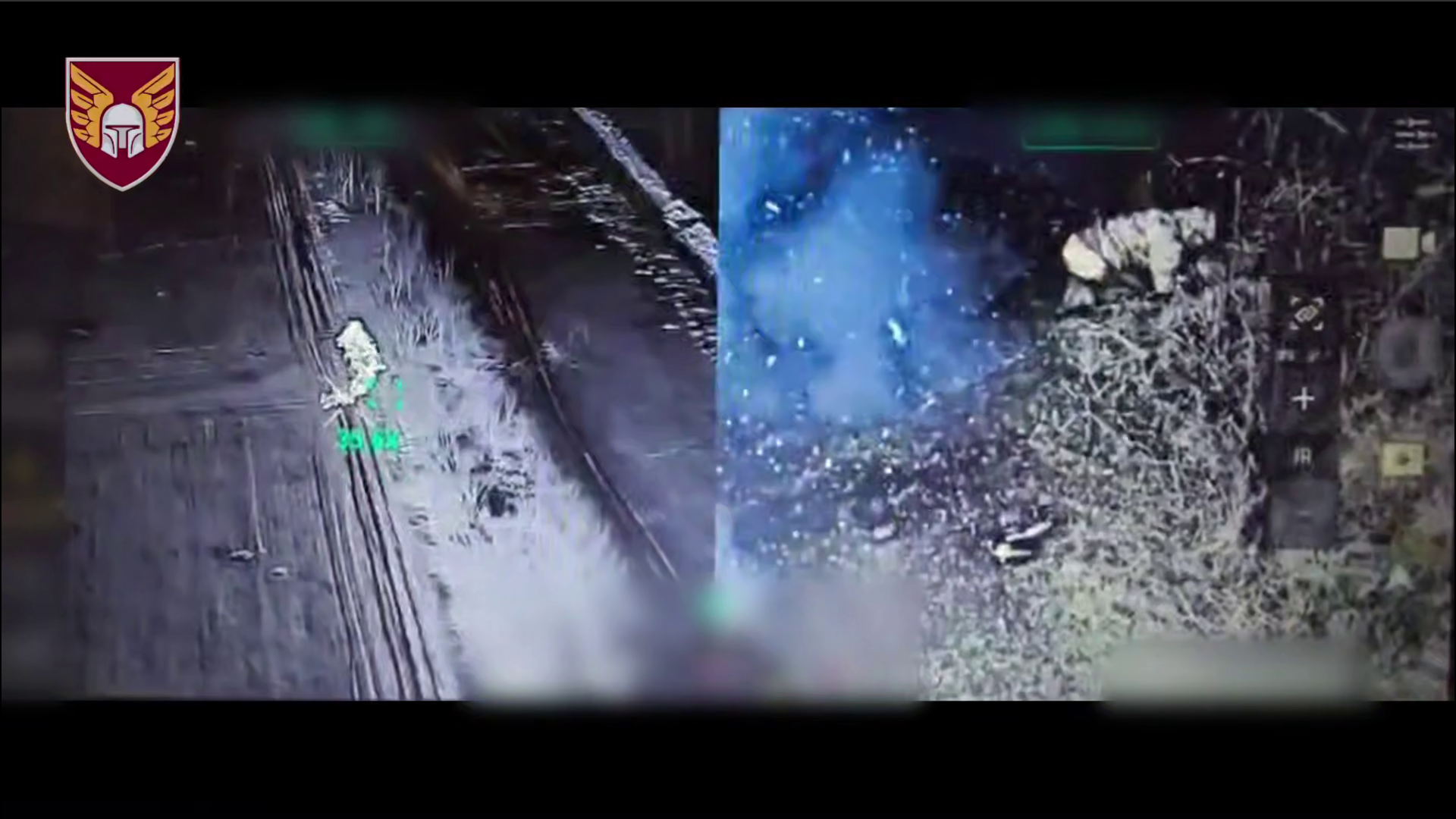 Вибух у кормовій частині окупанта