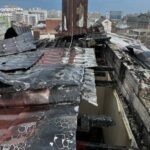 Пошкоджена будівля