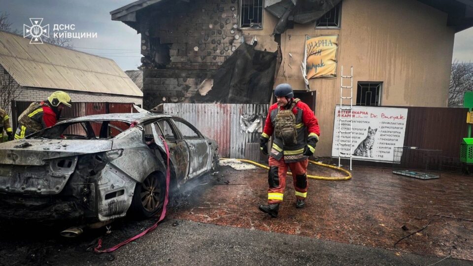 Удар рф по Київщині: пошкоджено ветклініку, загинуло близько 20 тварин  