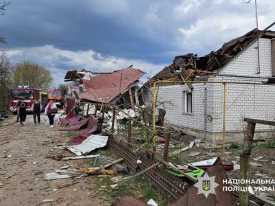 Наслідки масованої атаки на Житомирщині: 9 будинків зруйновано, понад 100 — пошкоджено  