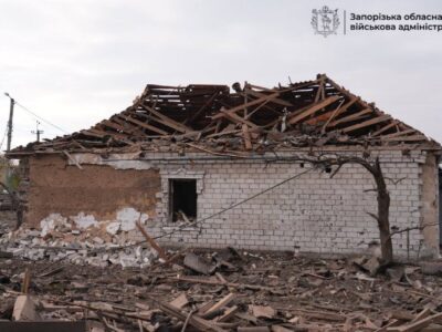 Ворог вранці вдарив по Балабиному на Запоріжжі, є загиблий та поранені  