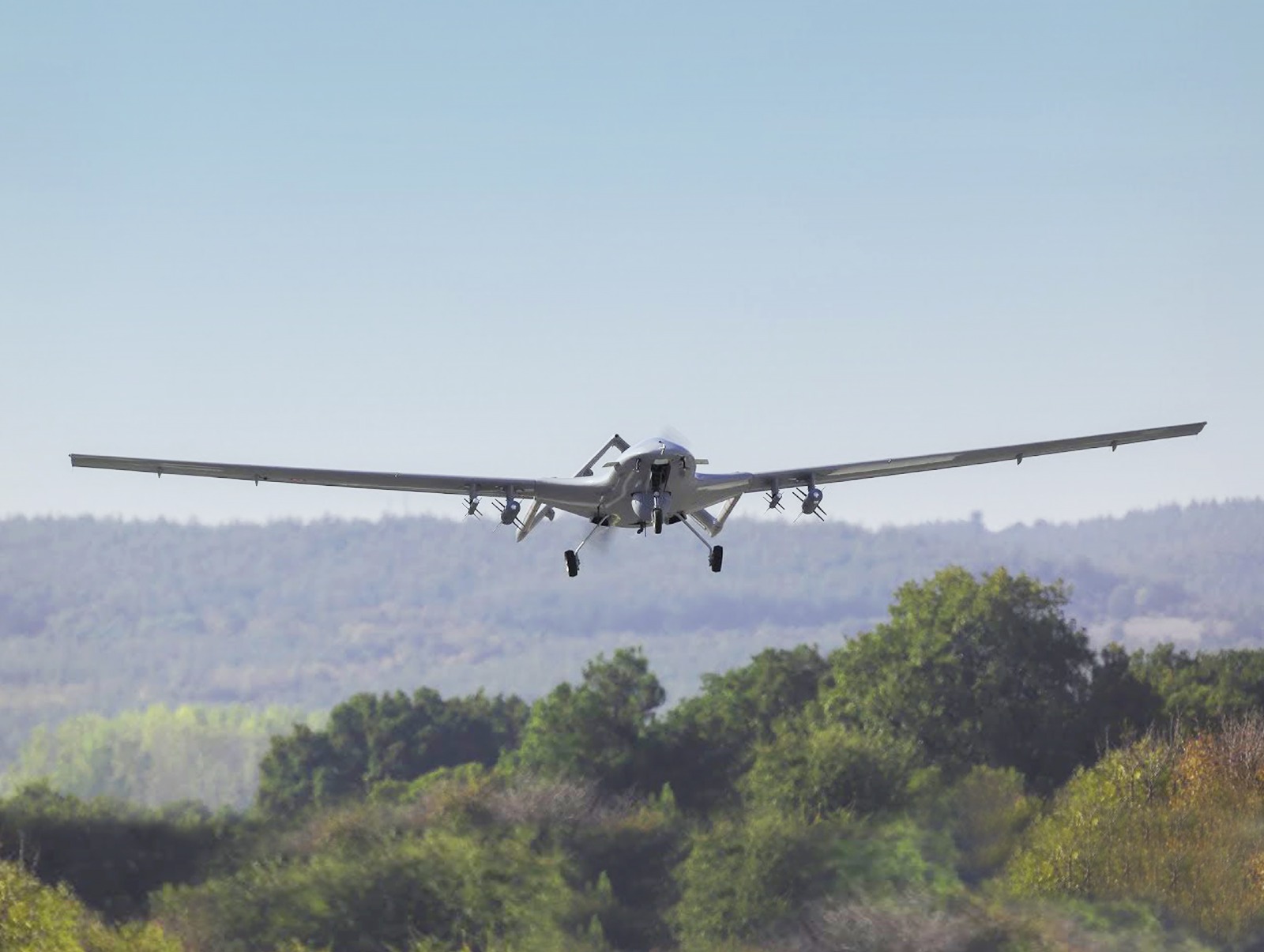 Політ БПЛА"Байрактар"