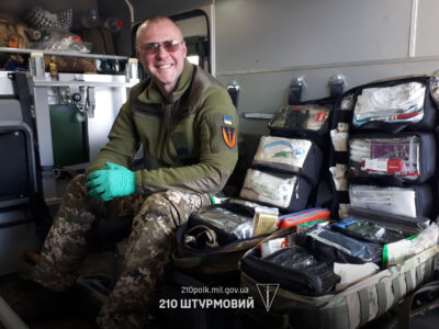 Досвід, написаний кров’ю: шведська Королівська академія видала книгу медика 210 ОШП  