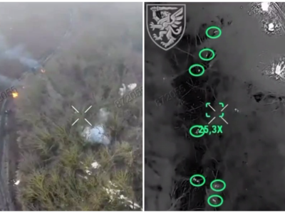 Галицькі десантники знищили колону ворожих штурмовиків на квадроциклах  