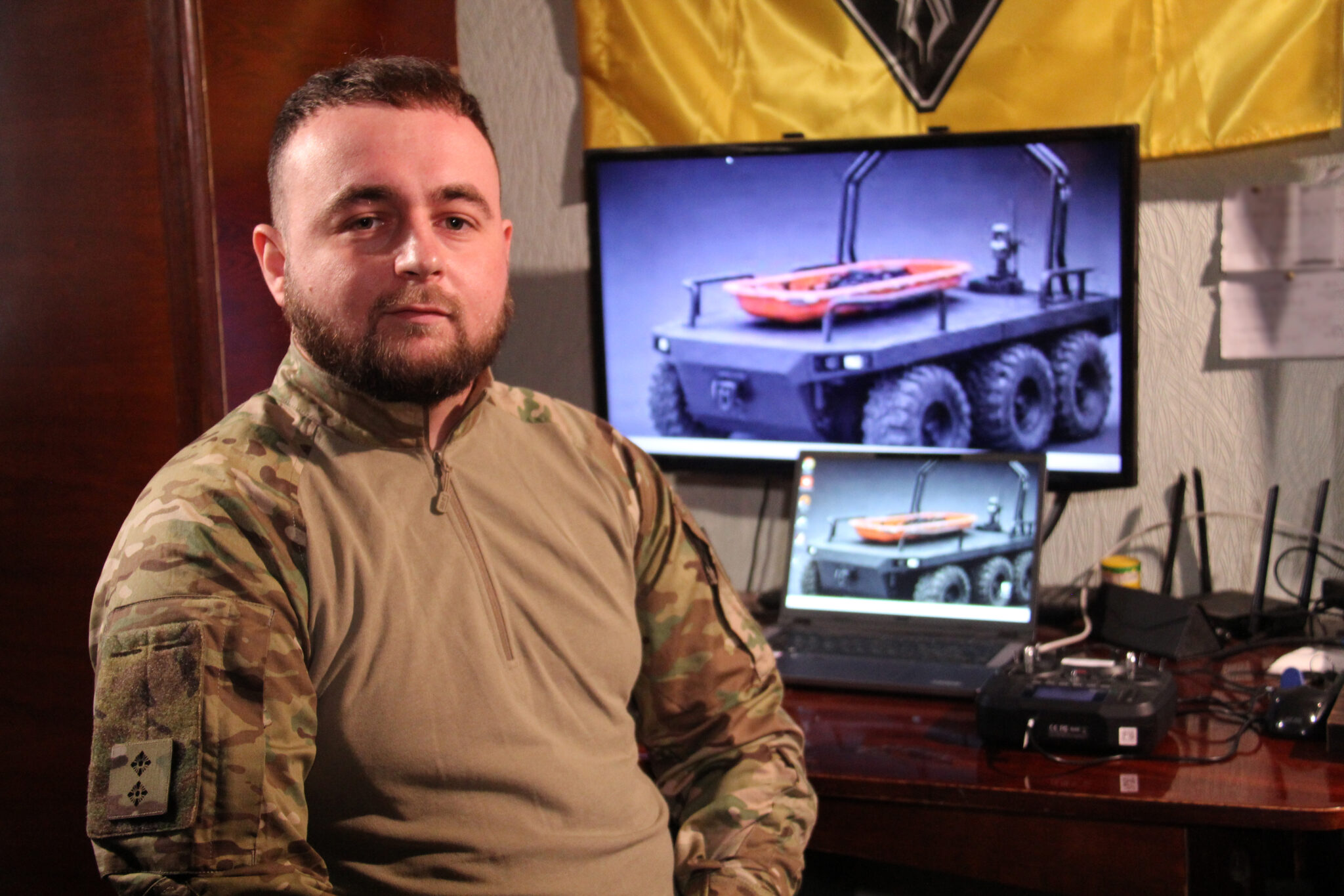 Командир роти батальйону безпілотних систем «Перун» Андрій з позивним «Малий»