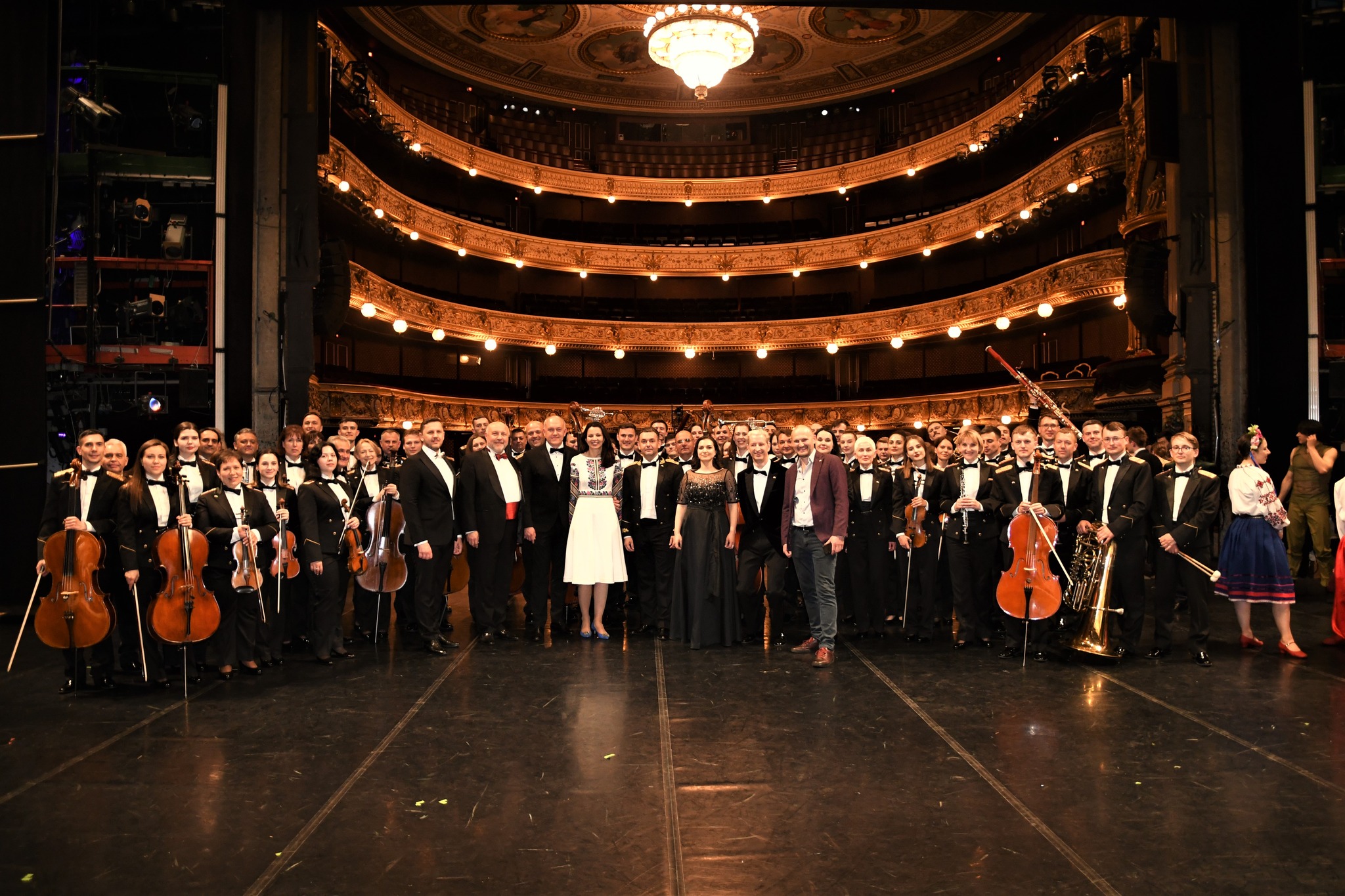 Національний президентський оркестр на виступі в Данії