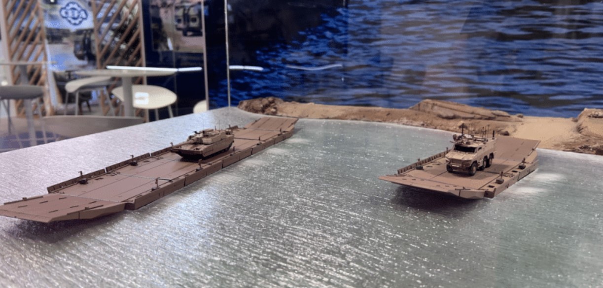 Макети елементів моторизованої переправної системи Syfrall