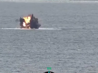 До Одеси не доплив: військові моряки знищили російський морський дрон  