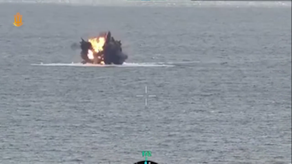 До Одеси не доплив: військові моряки знищили російський морський дрон  