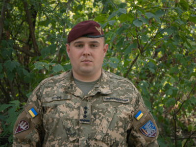 «Противника треба знищувати ще на підходах». Інтерв’ю з комбригом 81 ОАеМБр Михайлом Кусяком  