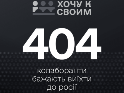 Коордштаб: понад 400 колаборантів публічно заявили про своє бажання виїхати до росії  