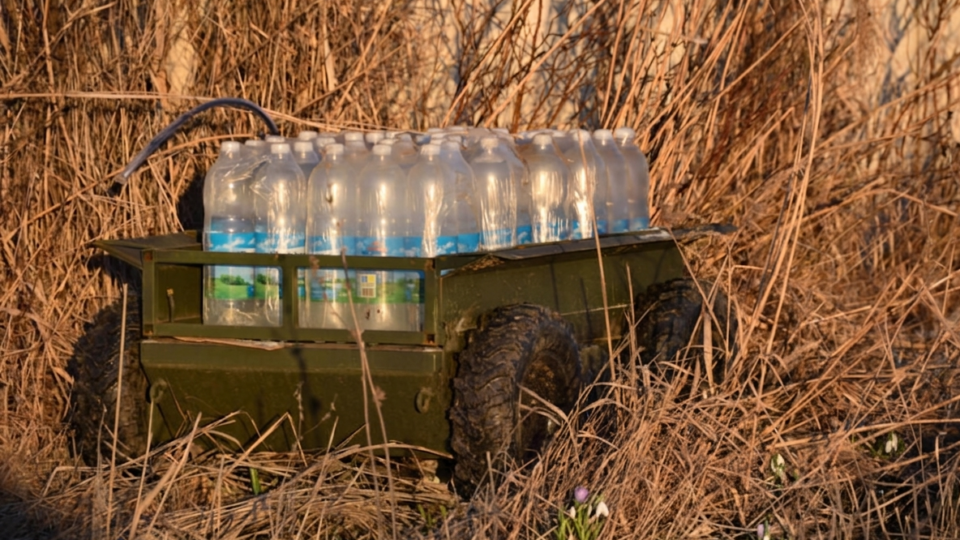 Три етапи, маскування і дрони: як доставляють продукти на передову  