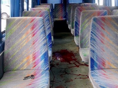 Вдруге за день — окупанти знову завдали удару по автобусу з пасажирами на Нікопольщині  