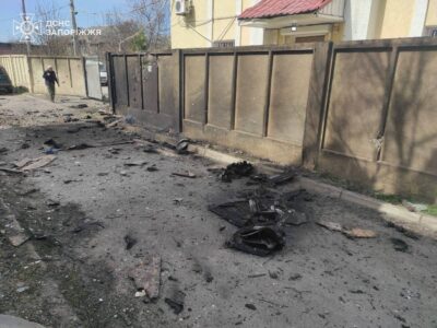 Удар дрона по Запоріжжю: поранена 2-річна дитина, пошкоджено житлові будинки  