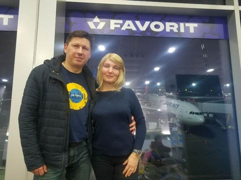 Юрій Погорілий з дружиною Наталією