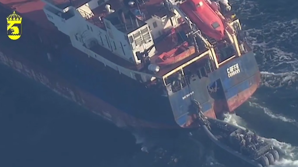 Шведська прокуратура арештувала судно, яке Україна вважає належним до тіньового флоту рф  