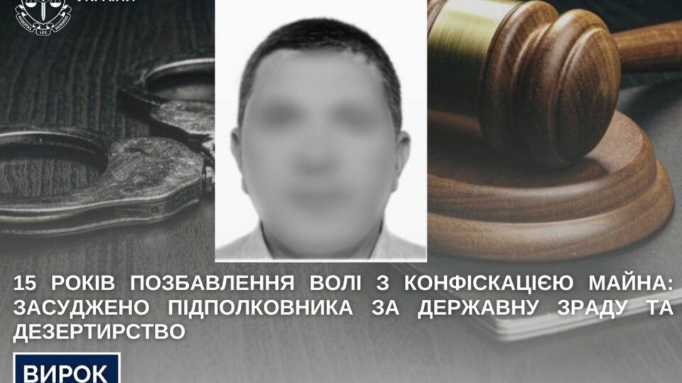 Підполковника з Криму засудили за державну зраду та дезертирство  