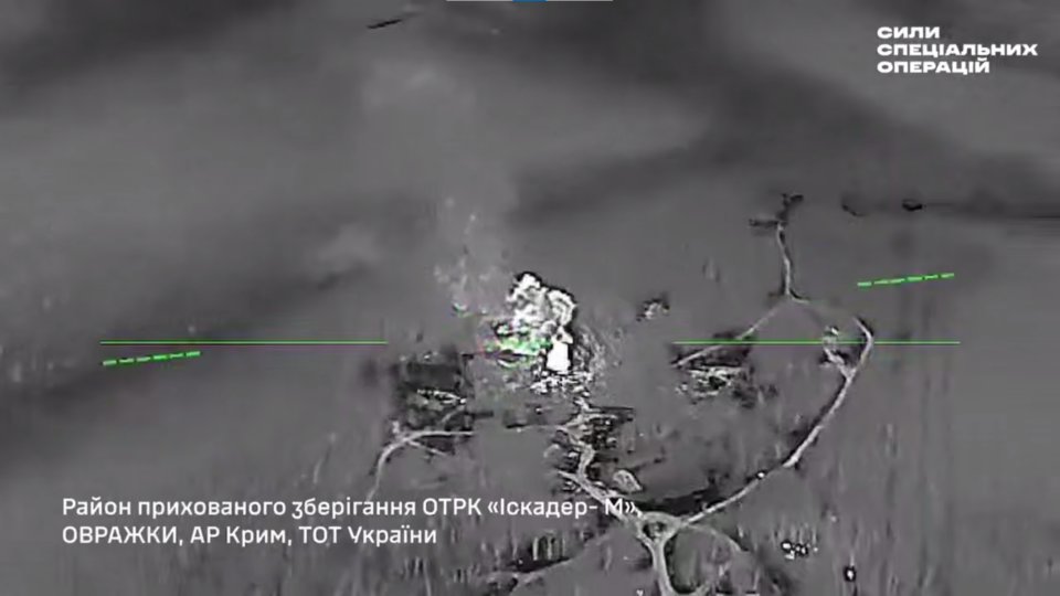 Гучно в Криму: уражено місце зберігання ракетних комплексів «Іскандер»  
