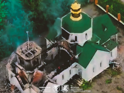 «Спалили вдруге за століття» — росіяни знищили храм у Закітному на Донеччині