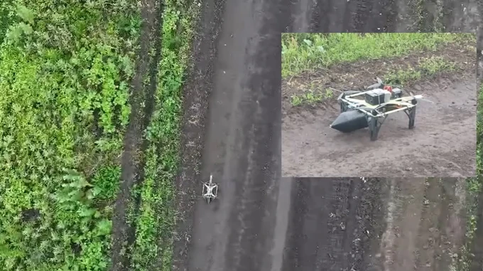 «Гра в хованки» з вибухівкою: нацгвардійці показали полювання на російські дрони-«ждуни»  