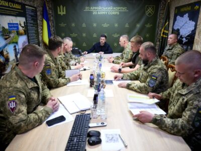 Володимир Зеленський обговорив з воїнами 20-го корпусу збільшення фінансування для бойових батальйонів