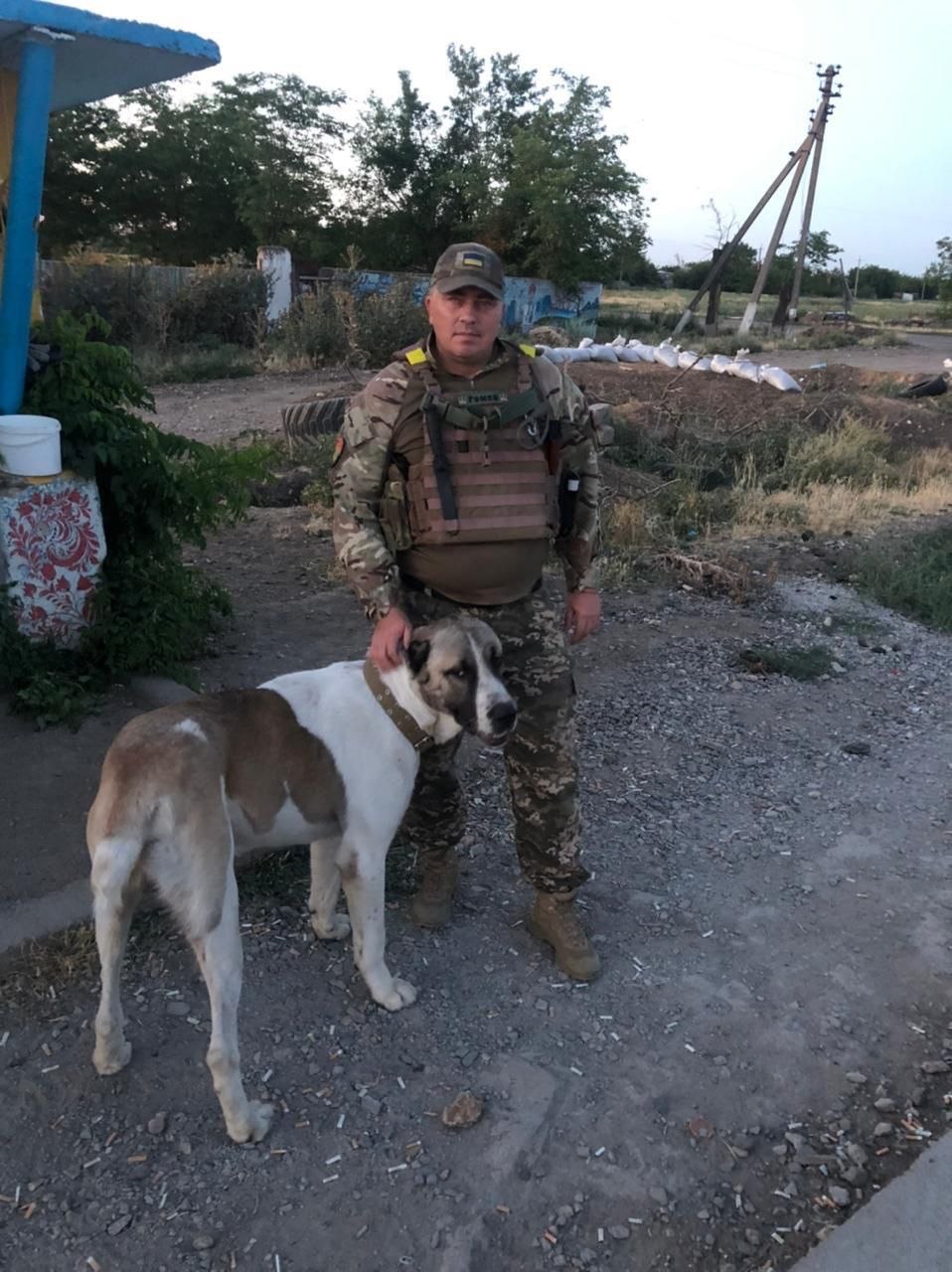 Володимир Шумейко в зоні бойових дій
