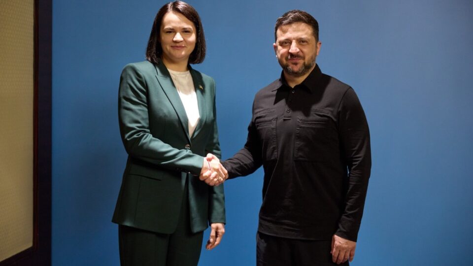 Володимир Зеленський уперше прийняв лідерку білоруської опозиції в Києві  