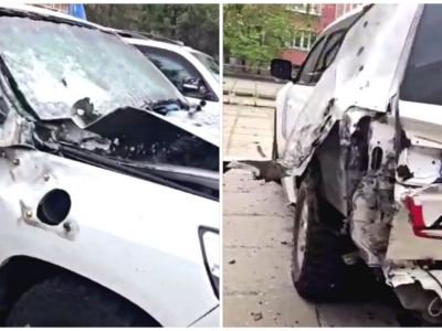Автівки ООН потрапили під удар російських дронів у Херсоні