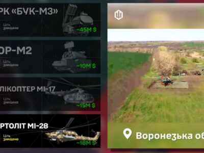 Генштаб ЗСУ підтвердив знищення минулого тижня ворожих засобів ППО та вертольотів