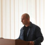 Виступ учасника науково-практичної конференції, присвяченої актуальним питанням забезпечення ЗСУ паливно-мастильними матеріалами
