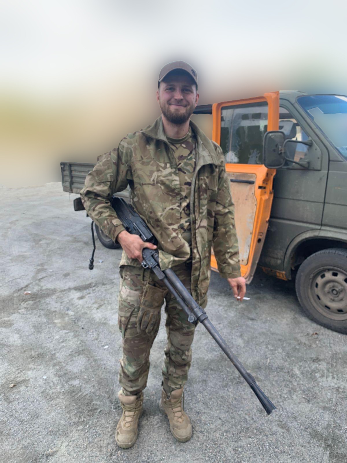 Командир відділення НРК із 108-го окремого штурмового батальйону «Вовки Да Вінчі» 59-ї окремої штурмової бригади безпілотних систем імені Якова Гандзюка з позивним «Лагідний»
