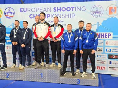 Українські армійці стали бронзовими призерами чемпіонату Європи з кульової стрільби