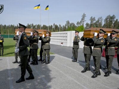 У Києві перепоховали полковника УНР Андрія Мельника та його дружину