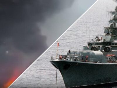 Українські воїни уразили російський корабель та ракетний катер